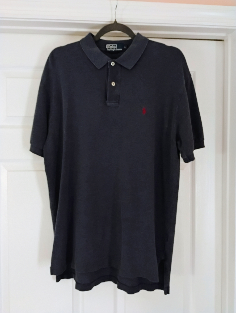 Polo by Ralph Lauren Dark Navy Polo with Red Pony Embroidery